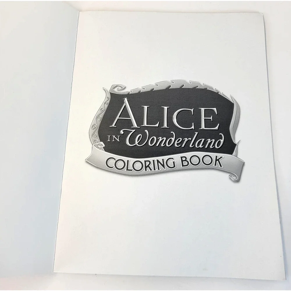 Alice In‎ Wonderland Coloring Book Lewis Carroll Purple Paperback Fantasy